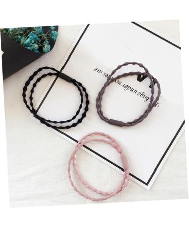 FRCOLOR Elastic Hair Ties Elastic Hair Bands Ponytail Holders Hair Accessories Hair Bands Ties Hair Rope Double Strand - Buy Online on GoSupps.com