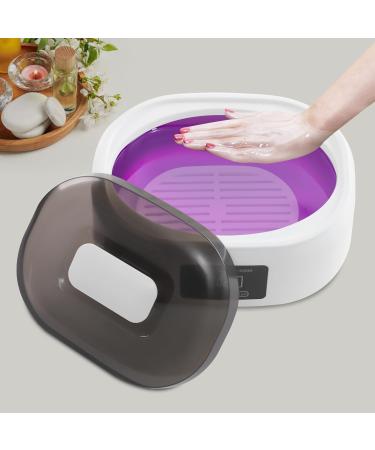 Bain de paraffine pour mains et pieds avec cran tactile LED capacit de 3 4 l chauffage rapide et protection contre la surchauffe pour les mains les soins des pieds et la fabrication de bougies Blanc. - Buy Online on GoSupps.com