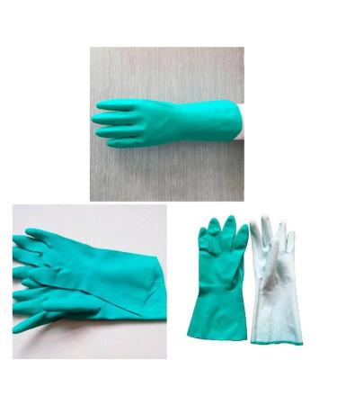 Cleaning Gloves Cleaning Protective Gloves Gloves Waterproof Reusable Household Cleaning Tools Convenient and Practical (Color : 33X11CM)