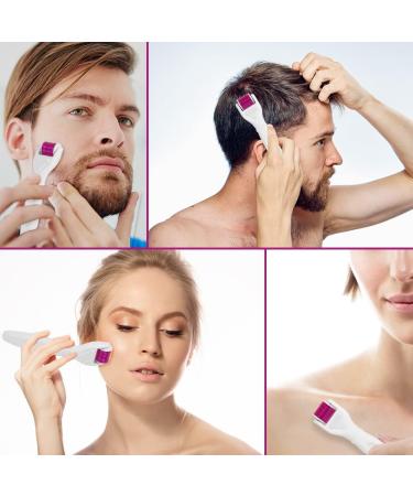 LOPHE 6 in 1 Derma Roller Kit Professional Microneedling Titanium Roller with Disassemble Working Heads 6 in 1 Kit - Buy Online on GoSupps.com