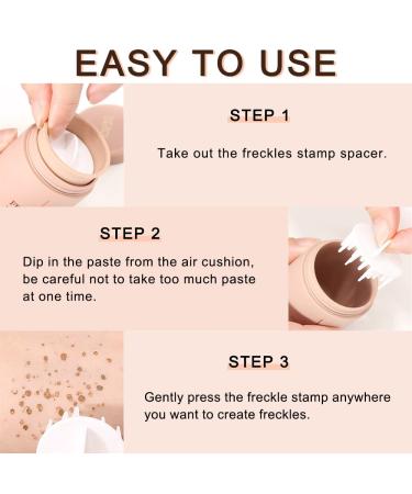 Erinde Upgrade Liquid Freckle Pen - Fake Freckles Stamp for Natural Sunkissed Makeup (02 Chocolate) - Buy Online on GoSupps.com