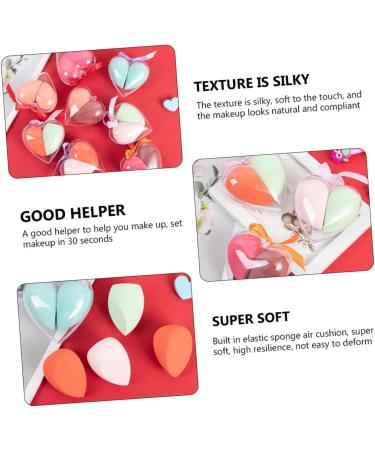 Housoutil 3 Boxes Heart-shaped Makeup Sponge Exfoliating Sponge Face Cosmetic Tool Cosmetic Puff Brush Make up Sponges for Face Powder Hydrophilic Polyurethane Travel Girl Eyeliner - Buy Online on GoSupps.com