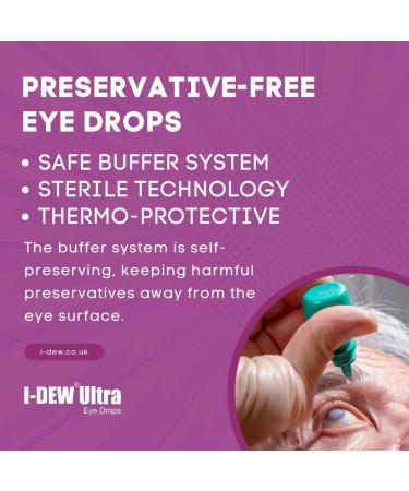 I-Dew Ultra Allergy Eye Drops | Preservative-Free for Dry Eyes & Allergies | 10ml (Pack of 1) - Buy Online on GoSupps.com