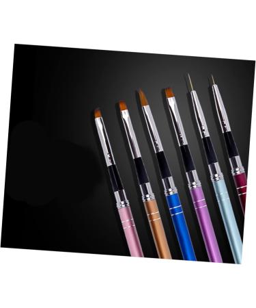 Mikinona Nail Art Liner Brush Fashion Design Paintbrushes Set Dotting Painting Pen Light Pen Brush Paint Pen Red Multifunction Nail Stripping Brush Stripers Nail Art Liner Pen Pull Pen medium Red - Buy Online on GoSupps.com