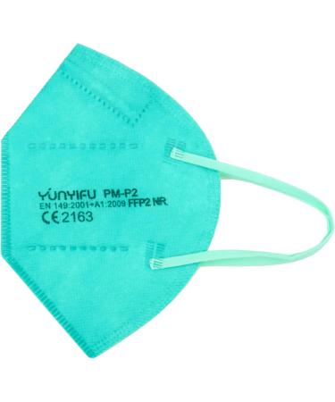 Buy ProMedicalCare FFP2 Colored Face Masks (Turquoise) - Individually Packed 100 Pack - International Shipping Available - Buy Online on GoSupps.com