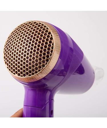 1000W Compact Blow Dryers Hair Dryer Travel Lightweight Hairdryer Folding Hairdryer Temperature Hair Dryer Hot/Cold DC Motor 3 Speeds Overheat Protection Portable for Home Use Travel Purple small gift - Buy Online on GoSupps.com