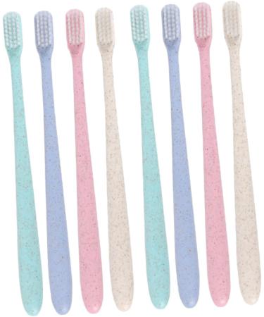 Tovinanna 6 Boxes 8-Piece Travel Toothbrush Set with Case - Soft Coal Toothbrushes & Caps for Caregivers | International Shipping Available - Buy Online on GoSupps.com