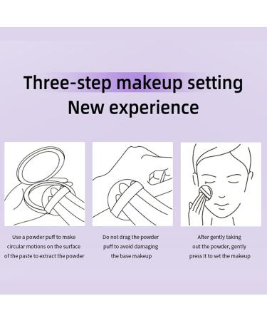  Mimoqk Makeup Powder Oily Skin Oil Control 8.5g Formula Blurring Effect Soft Veil Matte Finish Extended Hold Unblemished Shift with Sleek Design for Stylish Allure - Buy Online on GoSupps.com