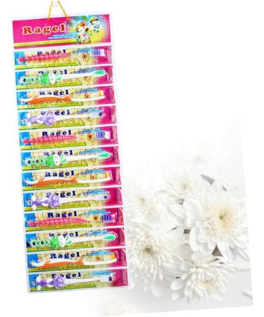 KOMBIUDA Whitening Toothbrush - 12pcs Cartoon Kids Sensitive Small Brush Head for Optimal Oral Care - Buy Online on GoSupps.com