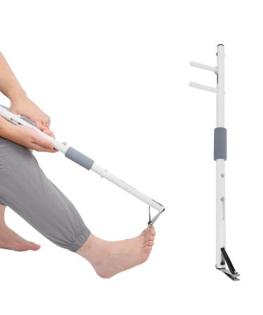 Nail clippings with a long grip for inaccessible toenails pedicure freely curved toenail scissors for older people overweight and disabled (M-Length 72cm) M-72cm-28.3 "