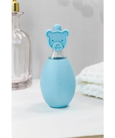 oogiebear Bear Pair - Safe Baby Booger Cleaner & Nose Sucker Duo | Bulb Aspirator & 2-in-1 Wax Cleaner | Latex & BPA Free - Blue - Buy Online on GoSupps.com