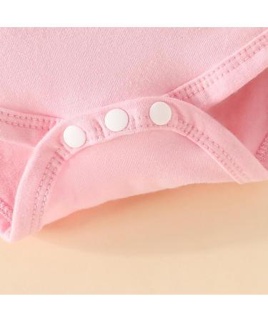 UUAISSO Baby Girls Cow Print Ruffled Outfit | Long Sleeve Tops & Pants Set 6-12 Months - Pink Elephant | Infant Clothing Gift - Buy Online on GoSupps.com