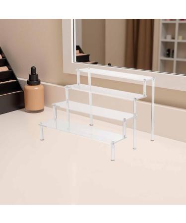  TOYZFRIENDY 1 pc Acrylic Clear Lip Gloss Holder Display Stand for Cosmetics Organizer Acrylic Makeup Organizer Lip Stain Lip Gloss Lipstick Shelf Nail Polish Rack - Buy Online on GoSupps.com