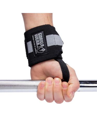 Gorilla Wear Wrist Wraps Ultra - Black/Grey | Best Bodybuilding & Fitness Accessory for Men - International Shipping Available - Buy Online on GoSupps.com