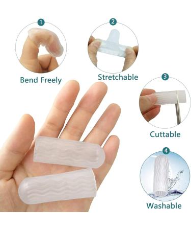 20 Pack Finger Protectors Finger Cots Moisturizing Thumb and Finger Covers Elastic Cracked Finger Sleeves to Protect Cracked Peel Finger and Other Finger Pain - Buy Online on GoSupps.com