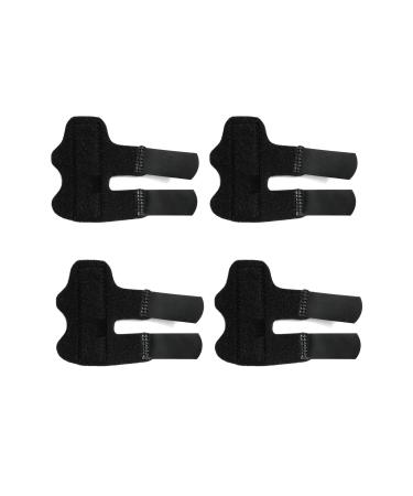 Trigger Finger Splints 4 Pcs Mallet Finger Splints Finger Brace Finger Straightener Finger Stabilizer Bracket for Broken Strained Sprained Pain Relief