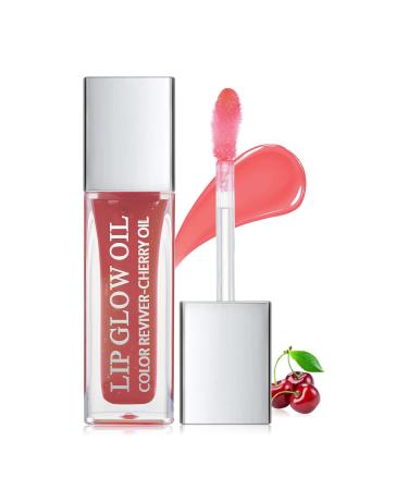 Marine Forest Hydrating Lip Glow Oil  Plumping Lip Gloss Transparent Lip Oil Tinted for Lip Care and Dry Lips  Non Sticky  Shiny and Moisturizing (02)