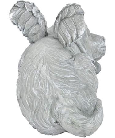 Qcwwy Pet Memorial Statue - Angel Pet Grave Marker Tribute | Resin Sleeping Pet Angel Garden Sculpture for Pet Memorial Gravestone Ornament - Buy Online on GoSupps.com