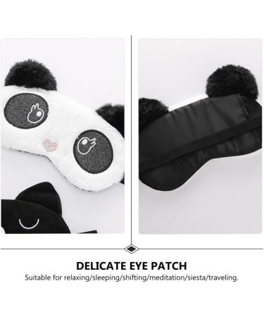 Buy Panda Kids Eye Mask - Comfortable Sleep Mask for Adults & Children | Black Eye Patch & Light Shading | International Shipping - Buy Online on GoSupps.com