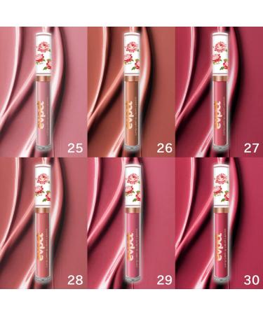 evpct Peony Flower Liquid Matte Lipstick - B-Set03 - Pack of 6 - Buy Online on GoSupps.com