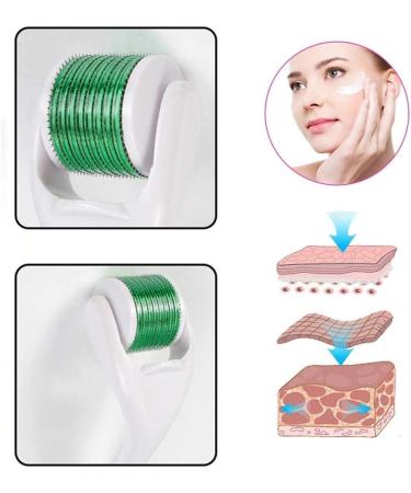 Derma Roller 0.5mm Needles For Face & Body Derma Roller Titanium Alloy 540 Micro Needles Roller Skin Care for Wrinkles Anti Ageing Pigmentation Scar Removal Professional Derma Needling - Buy Online on GoSupps.com