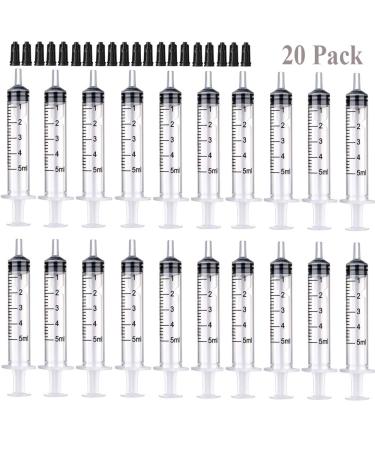 5ml Syringes with Caps (20 Pack) - Buy Online on GoSupps.com
