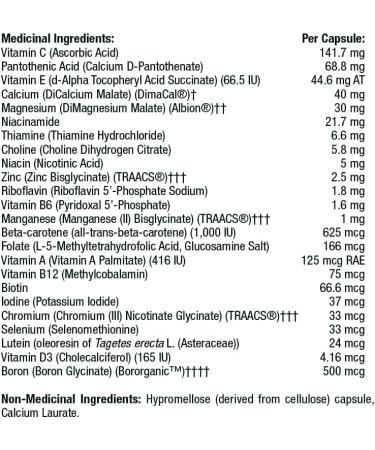 Thorne Essential Nutrients 50+ (formerly Multi-Encap) - 180 Capsules - Buy Online on GoSupps.com