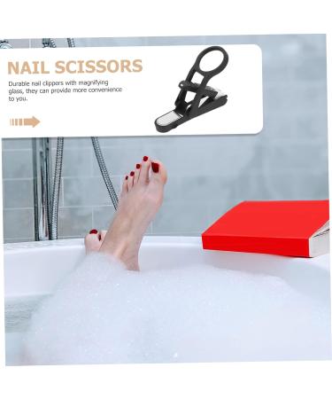FRCOLOR Glass Nail Clippers Large Nail Glasses Nail Handled toenail Clippers for Seniors Pedicure Stainless Steel Elderly Glasses - Buy Online on GoSupps.com