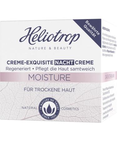 Sante Naturkosmetik Heliotrope Night care for dry skin facial care with organic marigold and castor oil moisturizer beautiful night cream 1 x 50 ml