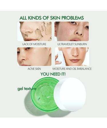 Cucumber + Aloe Vera Sleep Overnight Face Mask Skincare Organic Aloe Vera Gel Sleeping Mask Reparing Overnight Mask Hydrating Face Mask for Sunburn Relief Aloe Vera Moisturiser Gel - Buy Online on GoSupps.com
