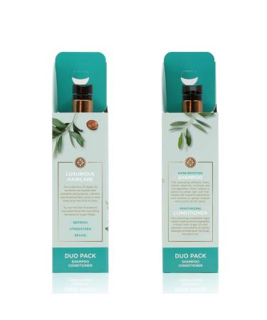 Argan Magic Shine Boosting Shampoo & Conditioner Duo - 32 oz, Made in USA, Paraben & Cruelty Free - Buy Online on GoSupps.com