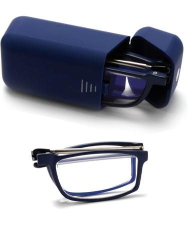 Buy VANANA Foldable Blue Light Blocking Reading Glasses - Portable & Stylish for Men & Women | 2.0x Magnification - Buy Online on GoSupps.com