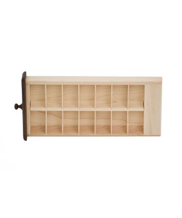 Wooden Pill Box Holder Organizer - Walnut 7 Days 2 Periods - International Shipping Available - Buy Online on GoSupps.com
