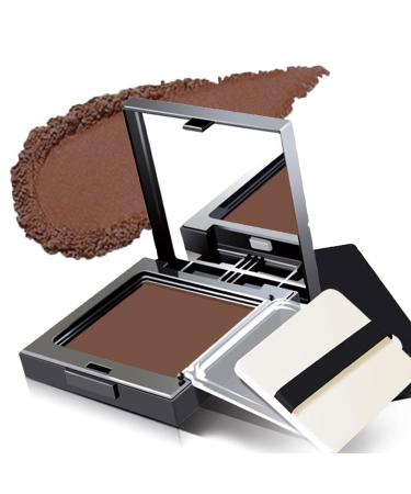 Instantly Hairline Shadow - Hairline Powder - Quick Cover Grey Hair in Hair Regrowth Treatments - Windproof Sweatproof Hair Touch-Up for Root Concealer - Long Lasting with Mirror & Puff ((Coffee))