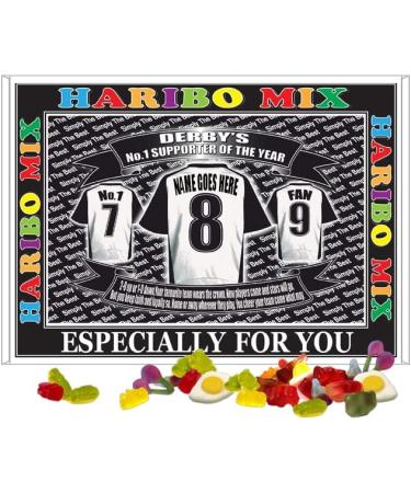 Derby Football Shirt Personalised Gift Boxed Sweets - Buy Online on GoSupps.com