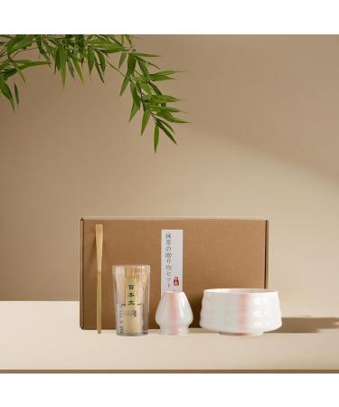 FytStycale Matcha Tea Set Matcha Ceremony Kit Handmade Matcha Whisk and Stand Japanese Matcha Set Vertical Lines - Buy Online on GoSupps.com