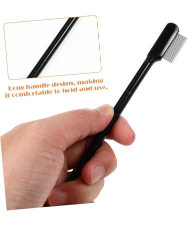 PLAFOPE 1 Set Eyelash Comb Eyelash Grooming Tool Lash Separator Lash Tools for Extensions Brow Brush with Bag Metal Mascara Comb Woman Wooden Handle Single Sided Beauty Comb - Buy Online on GoSupps.com