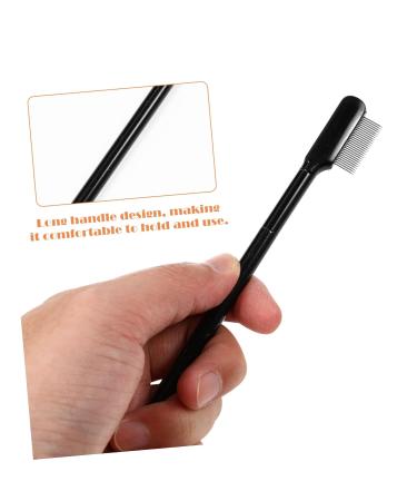 Didiseaon Eyelash Comb Brush Tool Set | 5 Sets Metal Mascara & Eyebrow Comb for Perfect Makeup | Black Lash & Wooden Handle Cosmetics - Buy Online on GoSupps.com