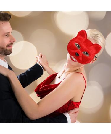 Buy Abaodam 5pcs Plush Fox Mask - Perfect for Halloween Cosplay & Parties | International Shipping Available - Buy Online on GoSupps.com