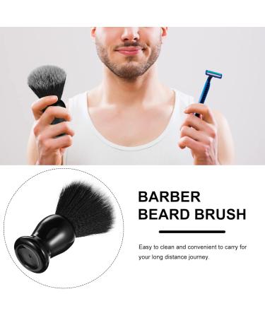 FRCOLOR 3pcs Foam Beard Brush Set - Badger Grooming Tools for Men - Wooden Handle Shave Brush & Salon Face Accessories - Buy Online on GoSupps.com