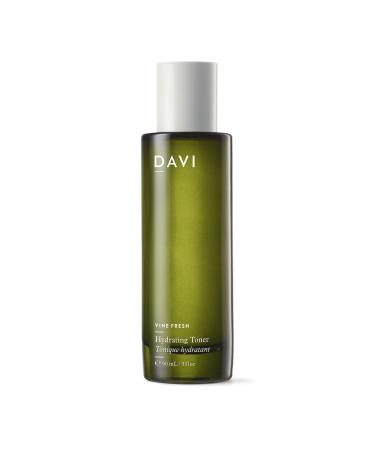 DAVI Hydrating Toner for Face | Aloe and Witch Hazel Toner for All Skin Types | Lightweight and Fast-Absorbing | Anti-Aging Face Exfoliator | All Natural | Non-GMO | Paraben-Free | 3 Fl Oz