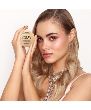 Eveline Cosmetics Wonder Match Fixing Powder with Amethyst Dust - Long-lasting Lightweight Setting Powder for Flawless Makeup Finish | International Shipping Available - Buy Online on GoSupps.com