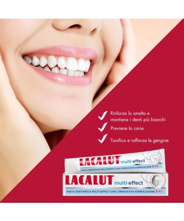 Lacalut Multi-Effect Fluorescent Toothpaste 5 in 1 - 75 ml | International Shipping Available - Buy Online on GoSupps.com