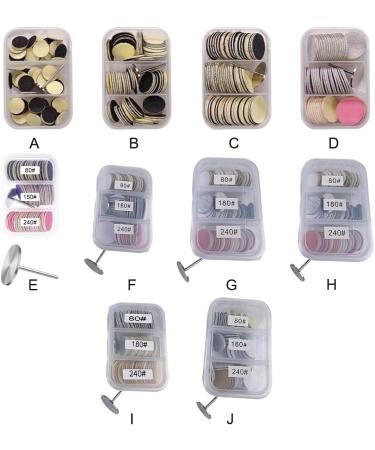 siduytin Pedicure Disc for Easy Nail Shaping Three Compartment Box ABS Manicure Accessories and Tools Nails Accessories and Tools 25mm - Buy Online on GoSupps.com