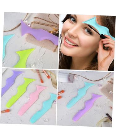 SOESFOUFU Make Up Stencils 2pcs Heated Lash Curler Lash Lengthening Mascara Silicone Eyeliner Aid Auxiliary Thermostat 15x5.7cm - Buy Online on GoSupps.com