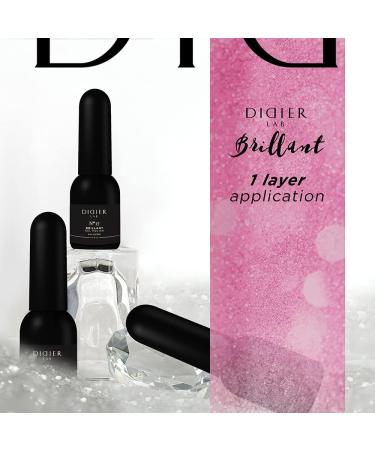 Didier Lab - Premium UV Gel Nail Polish - Brillant No. 17 - Gel Nail Varnish - Nail Art - Long-Lasting High Gloss Wear - Pink Gel Nail Polish - Gel Nails - Glitter Gel Nail Polish - Rich Pigment - Buy Online on GoSupps.com