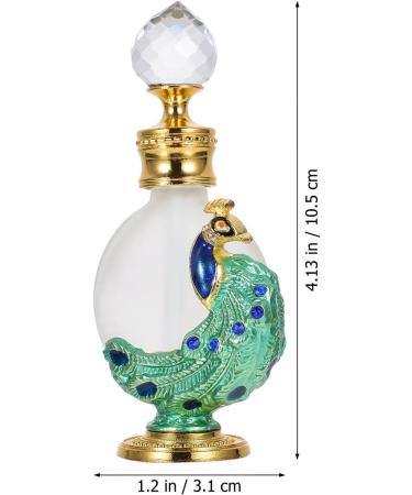 FRCOLOR 1Pc peacock essential oil bottle glass perfume bottle parfum for women empty essential oil container dispenser container cosmetic travel containers Dropper Bottle Miss vial filling - Buy Online on GoSupps.com