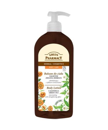 Green Pharmacy Body Lotion with Hyaluronic Acid and Calendula 500ml 0% Parabens 0% Artificial Colours