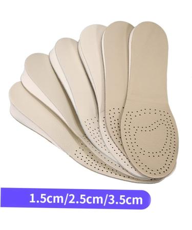 FOMIYES Height Increase Shoe Inserts - 3 Pairs Invisible Heel Lift Insoles for Instant Height Boost - Buy Online on GoSupps.com