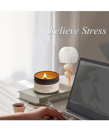 Sandalwood Meditation Candle - Natural Soy Wax Wooden Wick | Aromatherapy Spa & Yoga Candles for Women - Buy Online on GoSupps.com